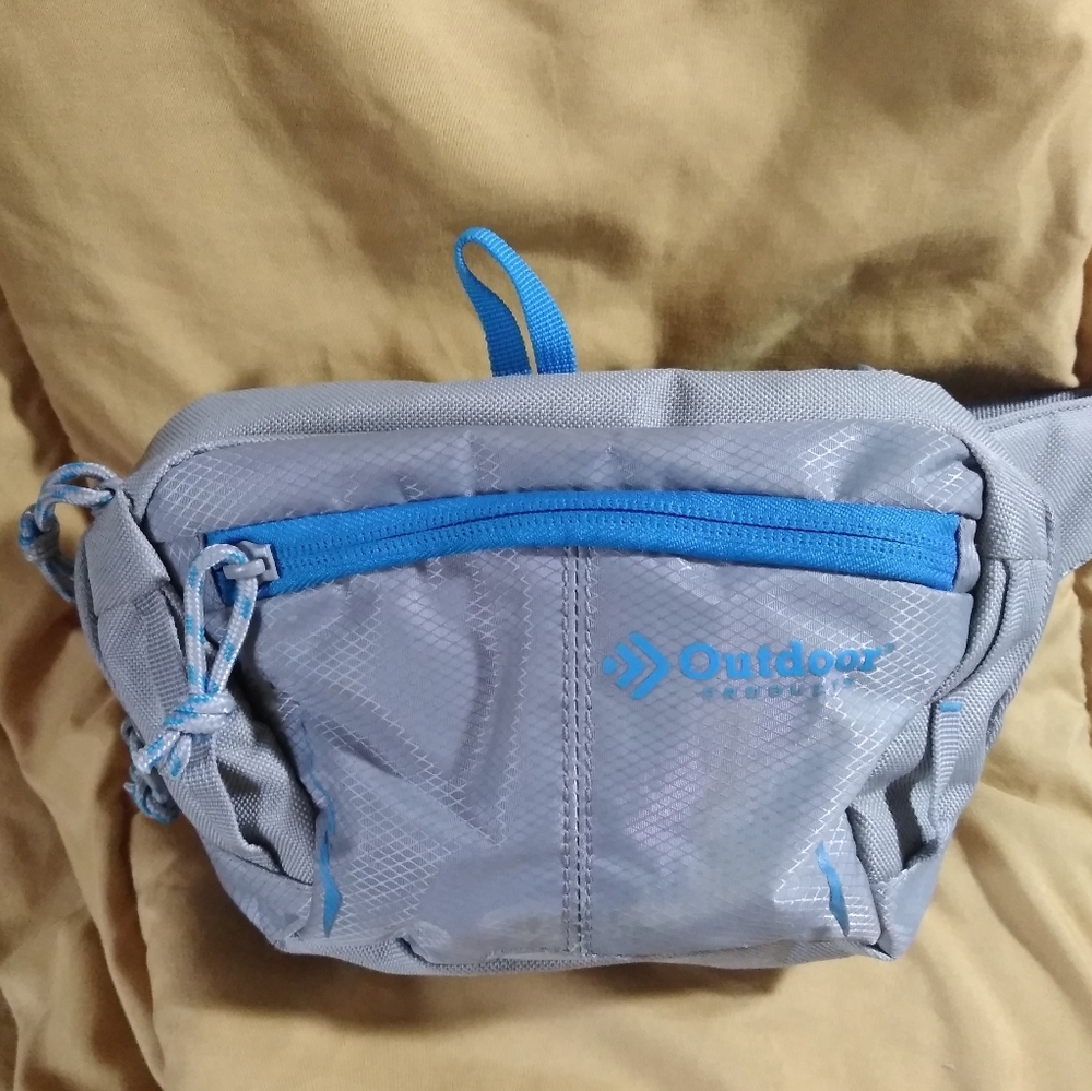 Grey and blue hip bag - NWOT